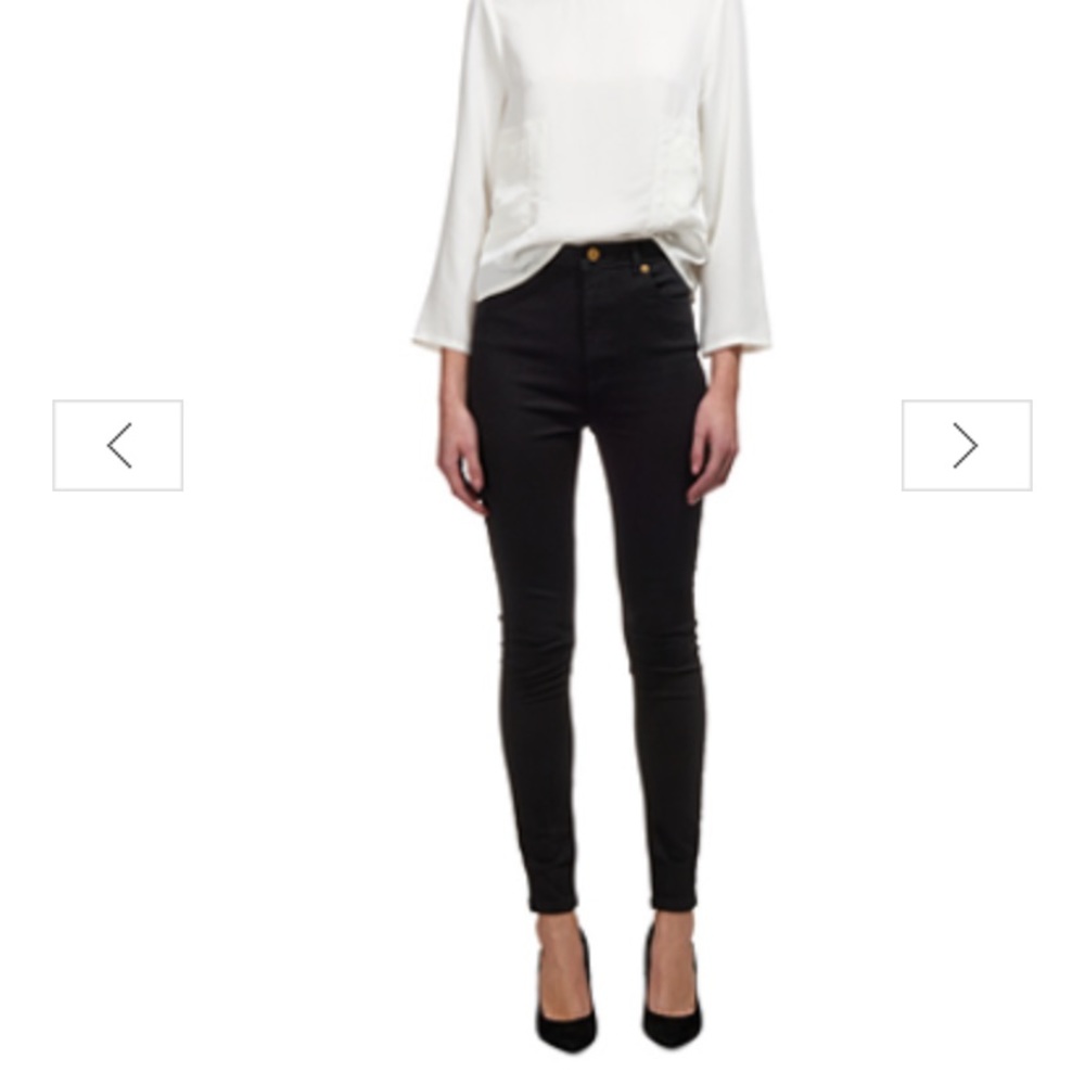 Whistles high waisted skinny jeans